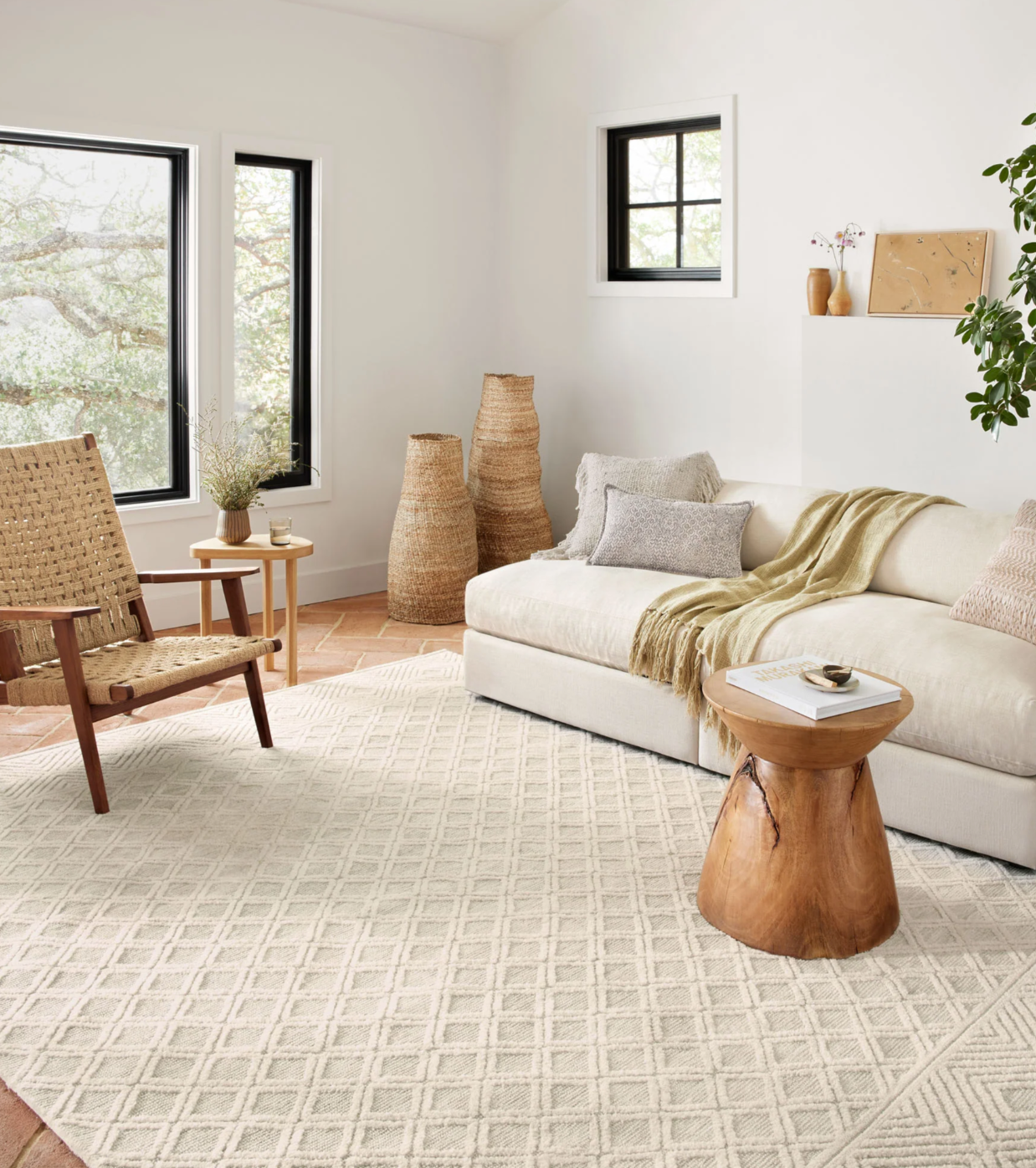 Effortless Sophistication: Neda Ivory Rug