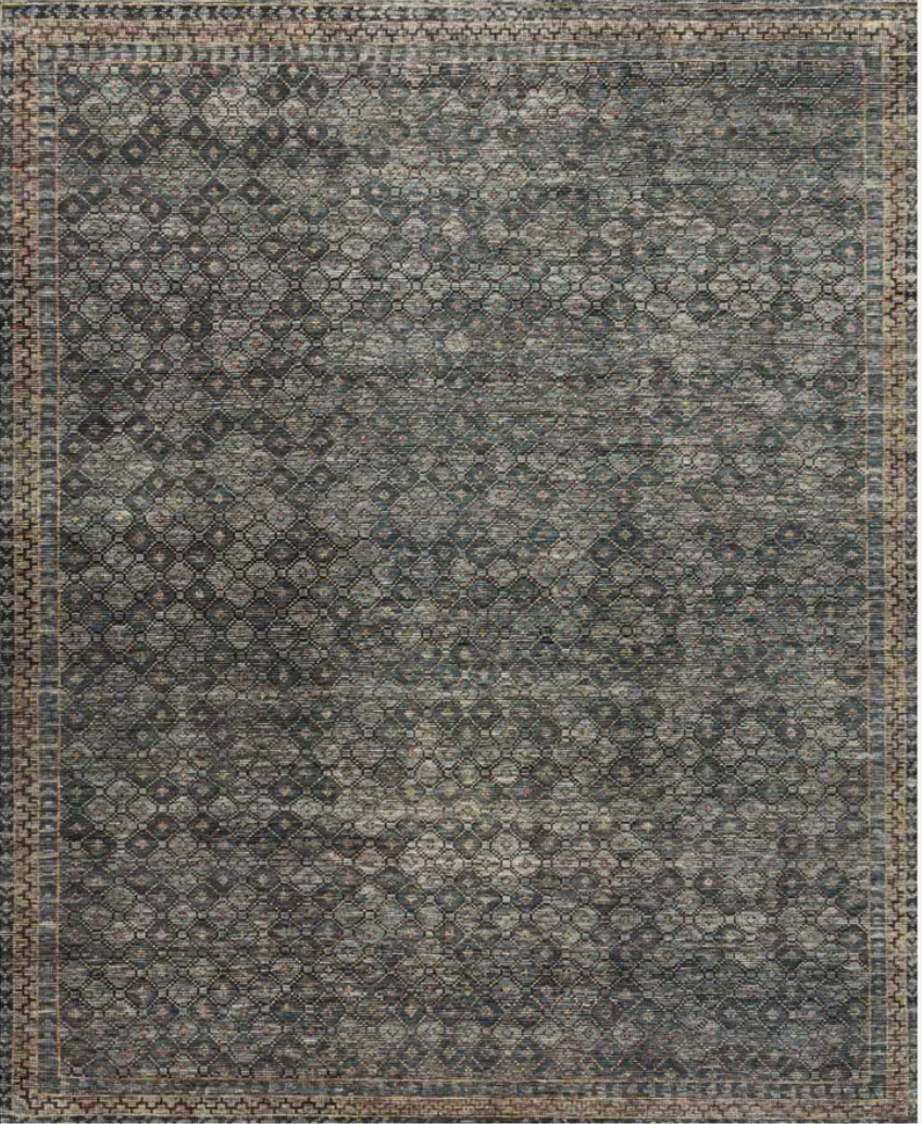 Amara Rug - Ink/Turquoise | Vibrant Elegance, Artisanal Quality
