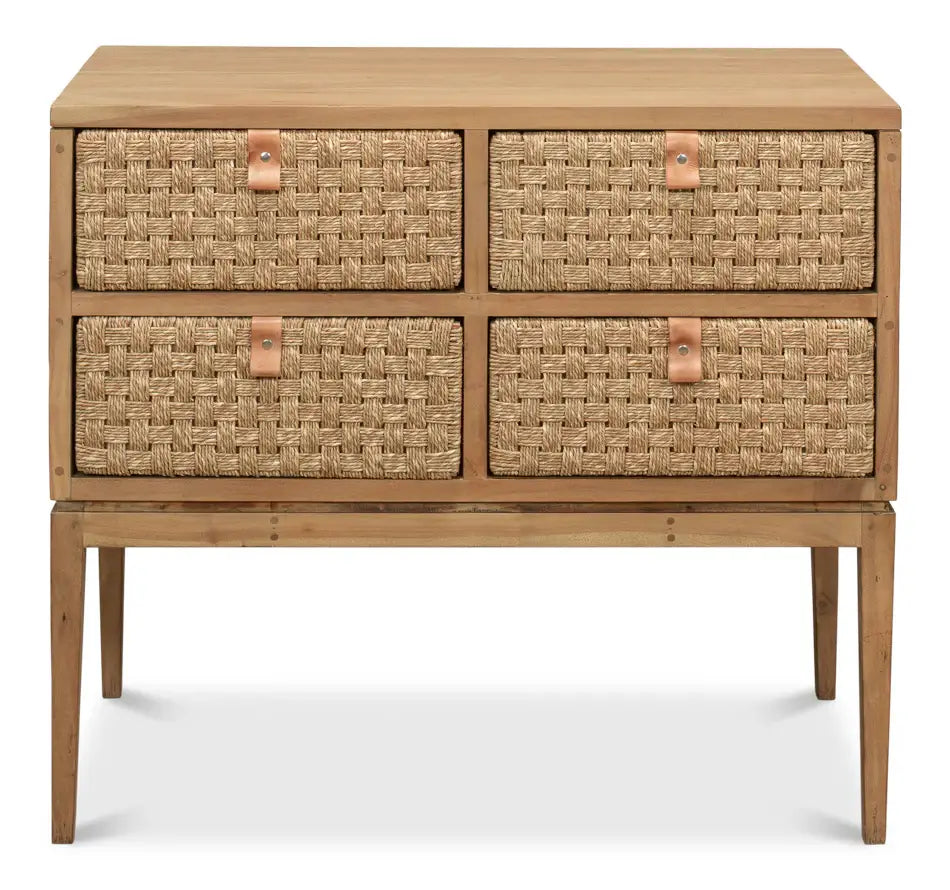 Gewe Nightstand – A Blend of Texture and Elegance