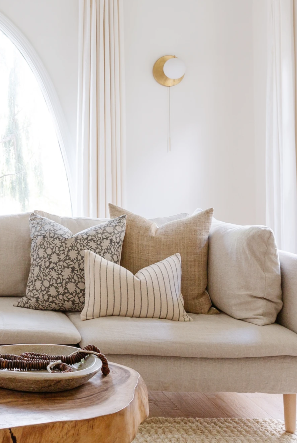 Enhance Your Home's Aesthetic with the Hand-Loomed Jasper Tan Pillow Cover