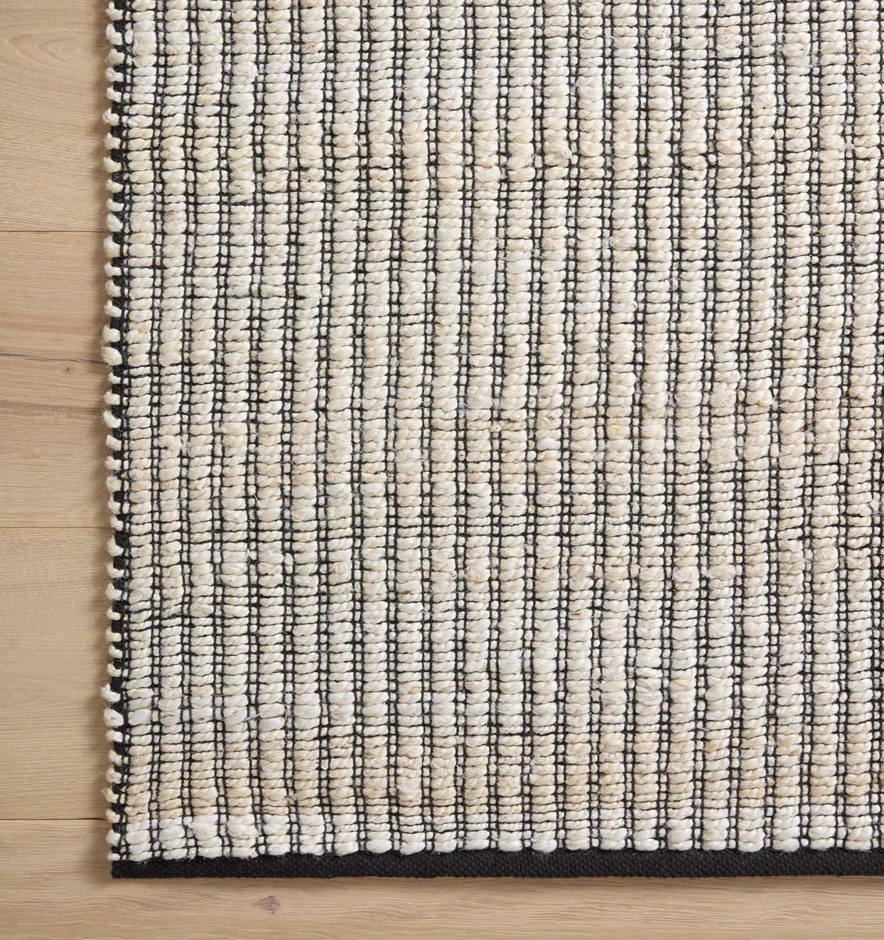 Colton (Ivory/Black) Rug: Elevate Your Space with Hand-Woven Elegance