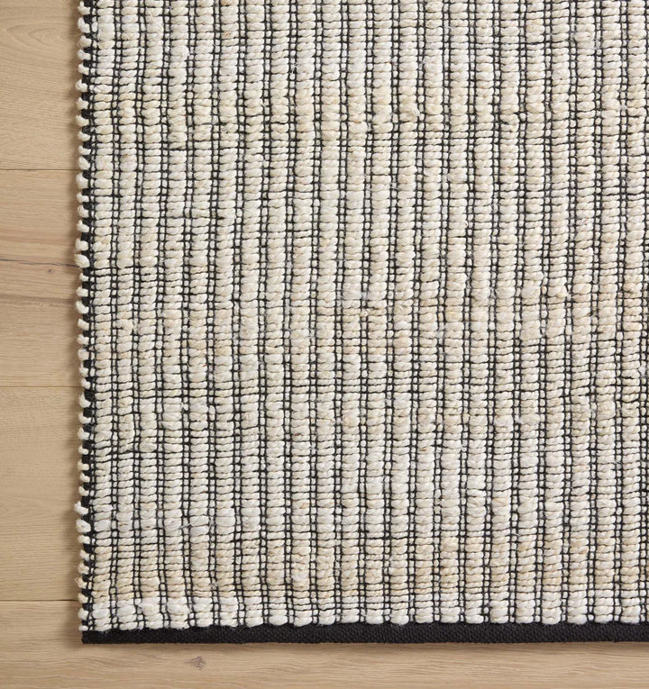 Colton (Ivory/Black) Rug: Elevate Your Space with Hand-Woven Elegance